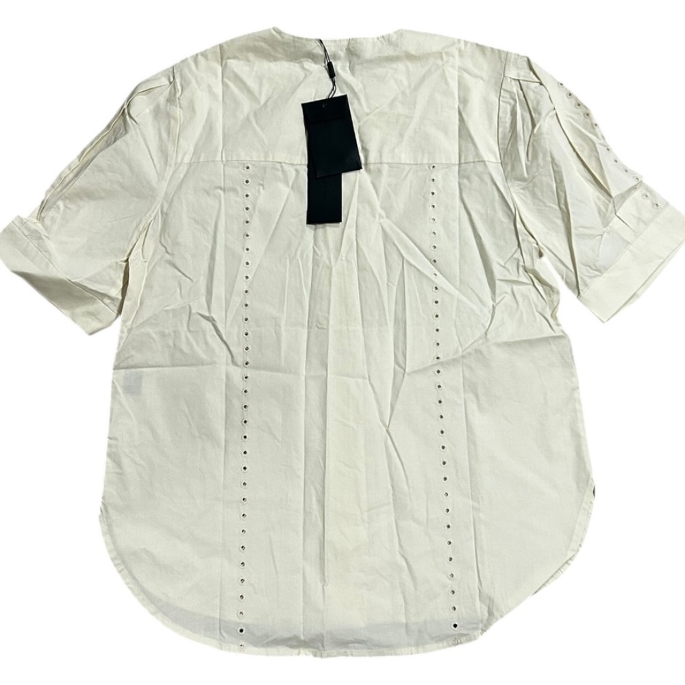 JENNI KAYNE HARPER BLOUSE IN WARM IVORY SHIRT TOP WOMENS SIZE S SMALL NWT NEW - Picture 6 of 6